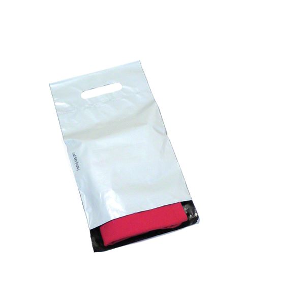 Plastová obálka - zasílací taška 350 x 450 mm + 45 mm x 0,05 mm (1 ks)