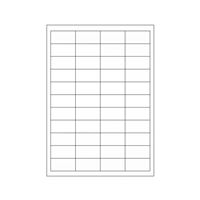 Samolepicí bílé etikety 48,5 x 25,4 mm, A4, 44 etiket, (100 ks)