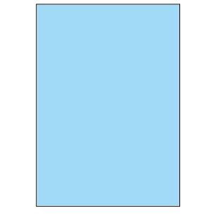 Samolepicí etikety 210 x 297 mm, A4 - modré (100 ks)