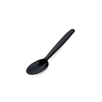 Kávová lžička (PP) opakovaně použitelná černá 13 cm (50 ks)
