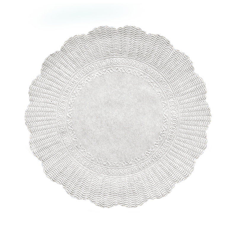 Rozetky průměr 32 cm - bílé (500 ks)