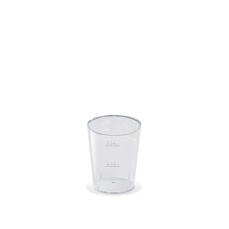 Kelímek krystal panák s měrkou 2 a 4 cl (50 ks)