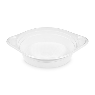Plastový šálek na polévku 350 ml - bílý (100 ks)