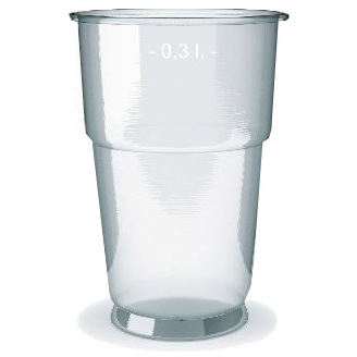 Plastový kelímek 0,3 l, 78 mm (50 ks)