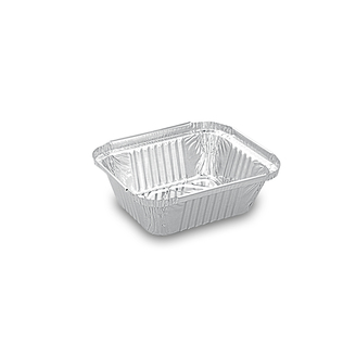 Hliníková miska 470 ml - hranatá (100 ks)