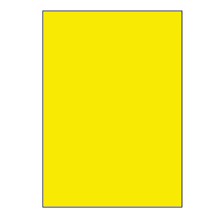 Samolepicí etikety 210 x 297 mm, A4 - reflexní žluté (100 ks)
