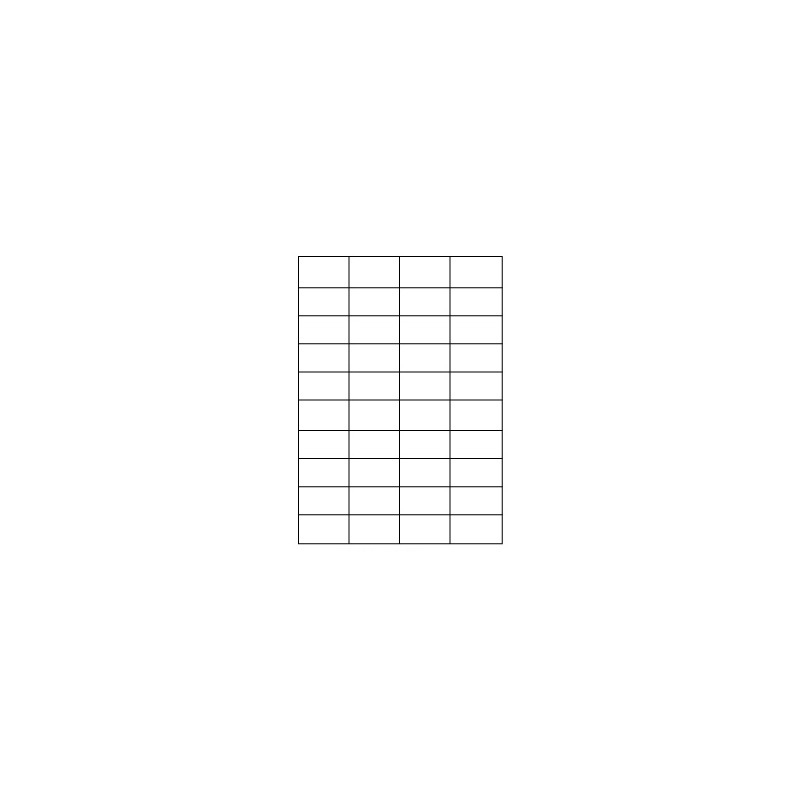 Samolepicí bílé etikety 52,5 x 29,7 mm, A4 (100 ks)