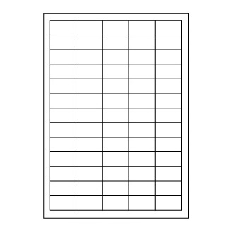 Samolepicí bílé etikety 38,1 x 21,2 mm, A4 (100 ks)