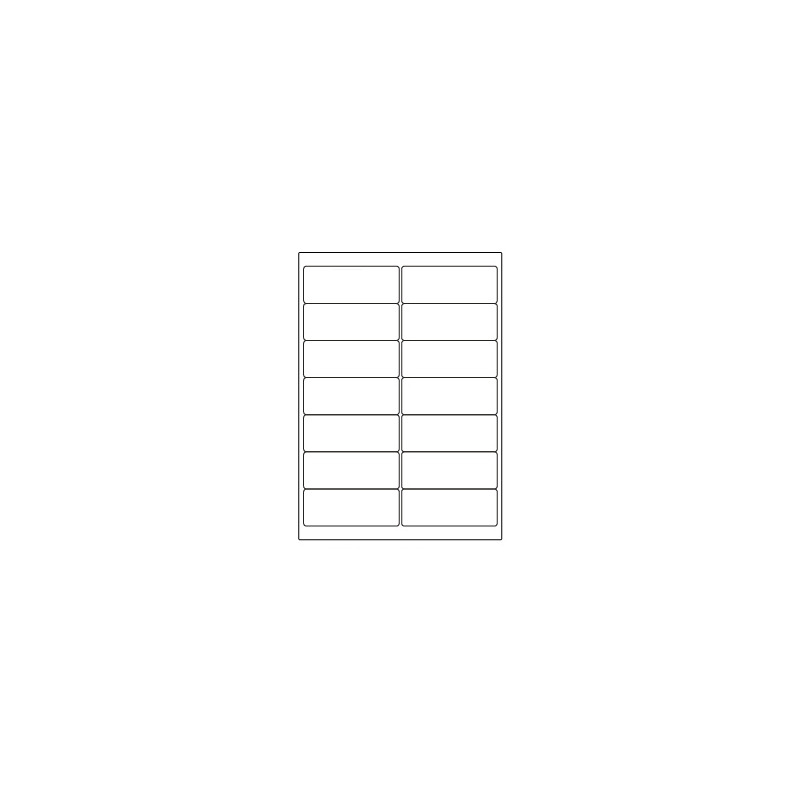 Samolepicí bílé etikety 98 x 38,1 mm, A4 (100 ks)