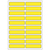 Samolepicí etikety 48 x 11 mm, A6 (10 ks) žluté