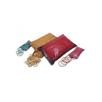 Gumičky silné 4 mm, průměr 4 cm (1 kg) - 60% kaučuk, červené