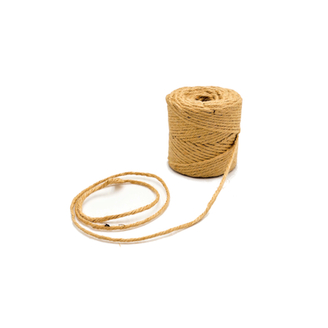 Jutový motouz přírodní, cívka 200 g, průměr 3,5 mm, návin 60 m