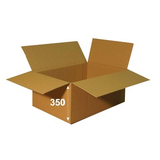 Krabice papírová klopová 3VVL 350 x 250 x 350 mm - 454 g/m2