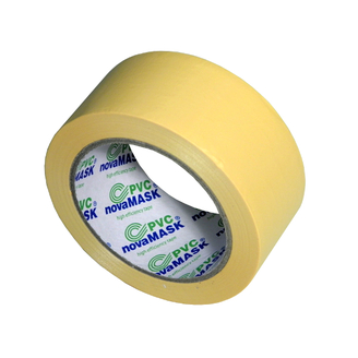 Krycí páska šíře 48 mm, návin 33 m - žlutá, PVC