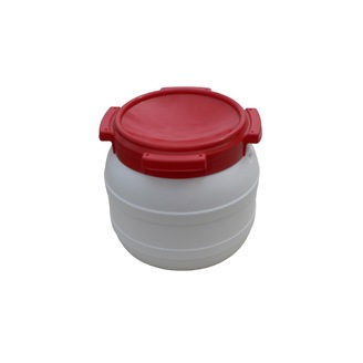 Plastový sud Curtec 10,4 l - bílo-červený