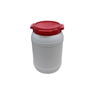 Plastový sud Curtec 20 l - bílo-červený