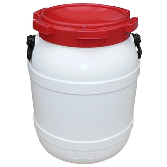 Plastový sud Curtec 54 l - bílo-červený