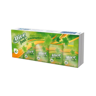 Papírové kapesníčky Alice fresh 3vrstvé (10 x 10 ks)