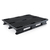 Plastová paleta 1200 x 1000 mm, stohovatelná s ližinami