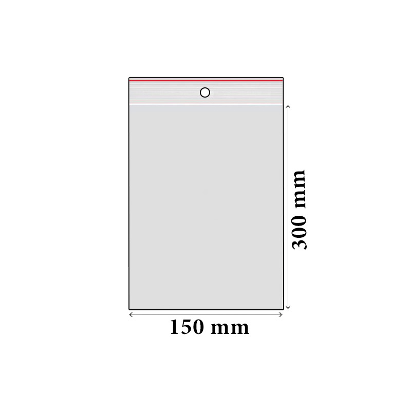 ZIP sáčky LDPE 150 x 300 mm (100 ks)