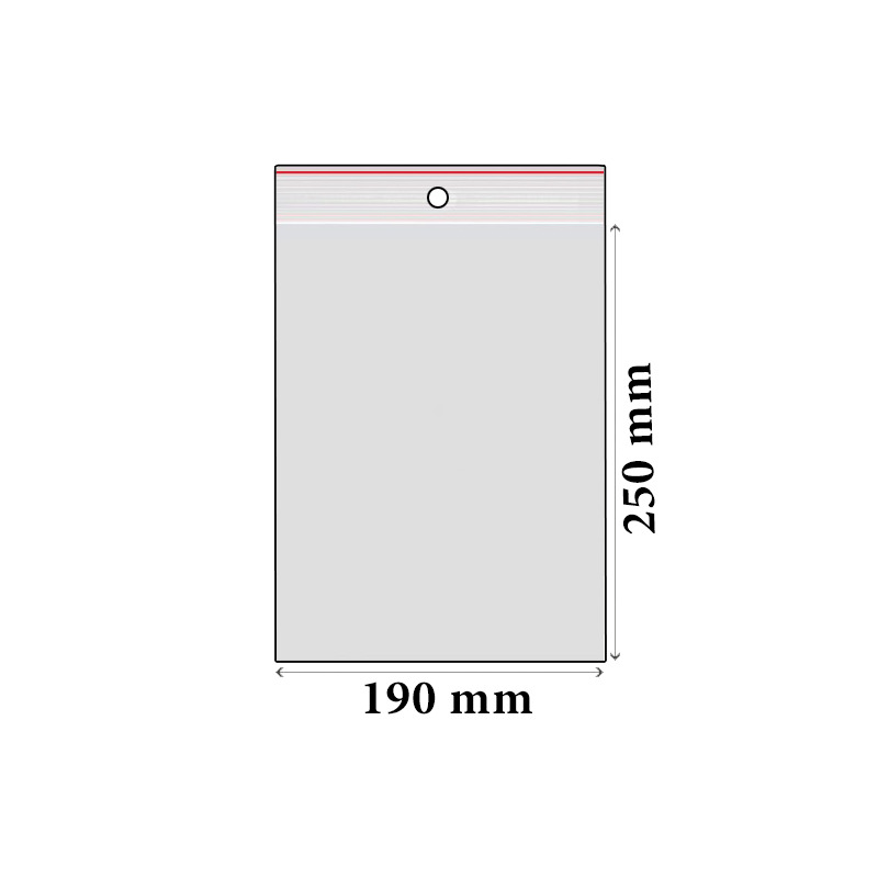 ZIP sáčky LDPE 190 x 250 mm (100 ks)