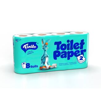 Toaletní papír Finito 8 ks, 2vrstvý