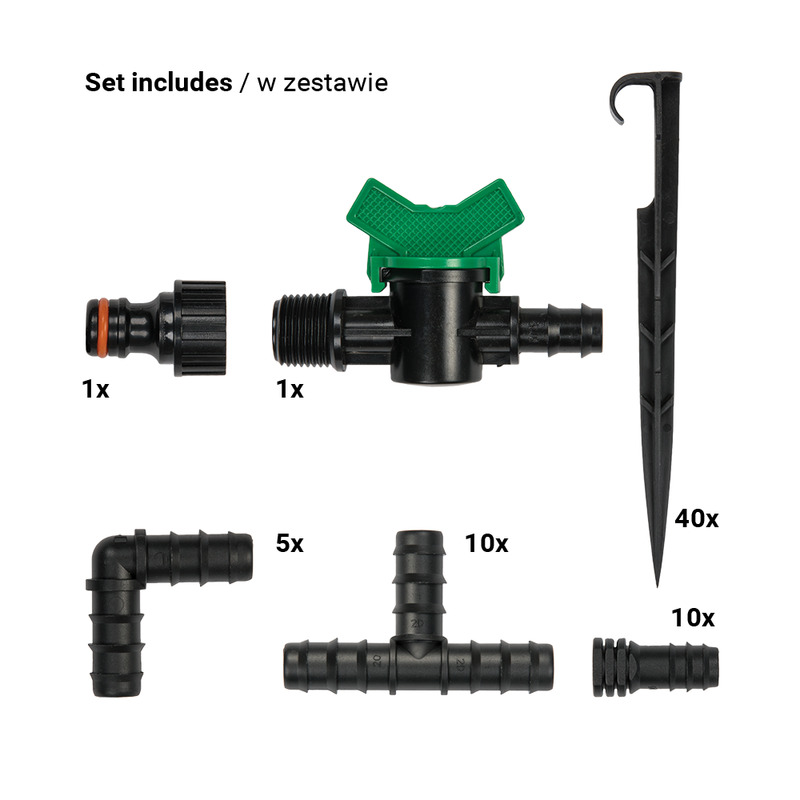 Zavlažovací hadice WATER DRIP 1/2 černá - 50 m