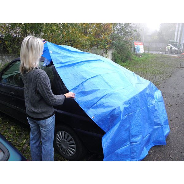 Krycí plachta s oky 5 x 8 m - STANDARD