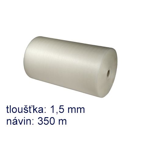 Pěnový polyetylen šíře 100 cm, tl. 1,5 mm, návin 350 m