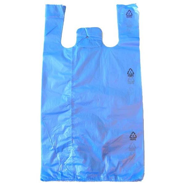 Mikrotenová taška nosnost 10 kg- modrá (100 ks)