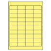 Samolepicí etikety 48,5 x 25,4 mm, A4 - žluté (100 ks)