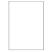 Samolepicí bílé etikety 210 x 297 mm, A4 (100 ks)