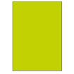 Samolepicí etikety 210 x 297 mm, A4 - reflexní zelené (100 ks)