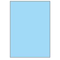 Samolepicí etikety 210 x 297 mm, A4 - modré (100 ks)