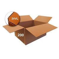 Krabice papírová klopová 3VVL 600 x 400 x 200 mm
