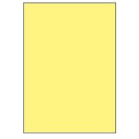 Samolepicí etikety 210 x 297 mm, A4 - žluté (100 ks)