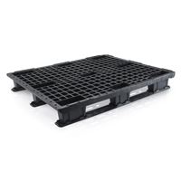Plastová paleta 1200 x 1000 mm, stohovatelná s ližinami