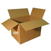 Krabice papírová klopová 3VVL 400 x 300 x 300 mm