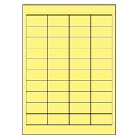 Samolepicí etikety 48,5 x 25,4 mm, A4 - žluté (100 ks)
