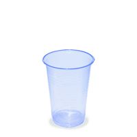 Plastový kelímek BLUE CUP 0,2 l (100 ks) - transparentní modrý