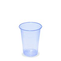 Plastový kelímek BLUE CUP 0,2 l (100 ks) - transparentní modrý