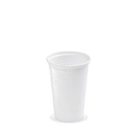 Plastový kelímek 0,2 l (15 ks) - bílý