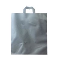 Nákupní taška s uchem 38 x 46 cm - stříbrná