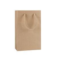 Dárková taška papírová NATURA LUX hnědá - S