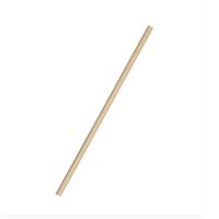 Slámka papírová rovná, natural (100 ks)