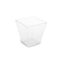 Finger food kelímek hranatý 60 ml - čirý (50 ks) Finger food kelímek hranatý 60 ml - čirý (50 ks)
