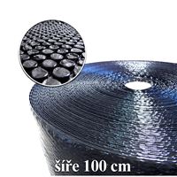 Bublinková fólie šíře 100 cm, návin 100 m - černá