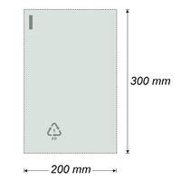 Sáček polyprop. plochý 200 x 300 mm (200 ks)