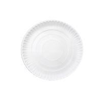 Papírový talíř hluboký průměr 26 cm - bílý (50 ks)