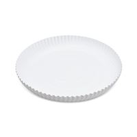 Papírový talíř hluboký průměr 26 cm - bílý (50 ks)
